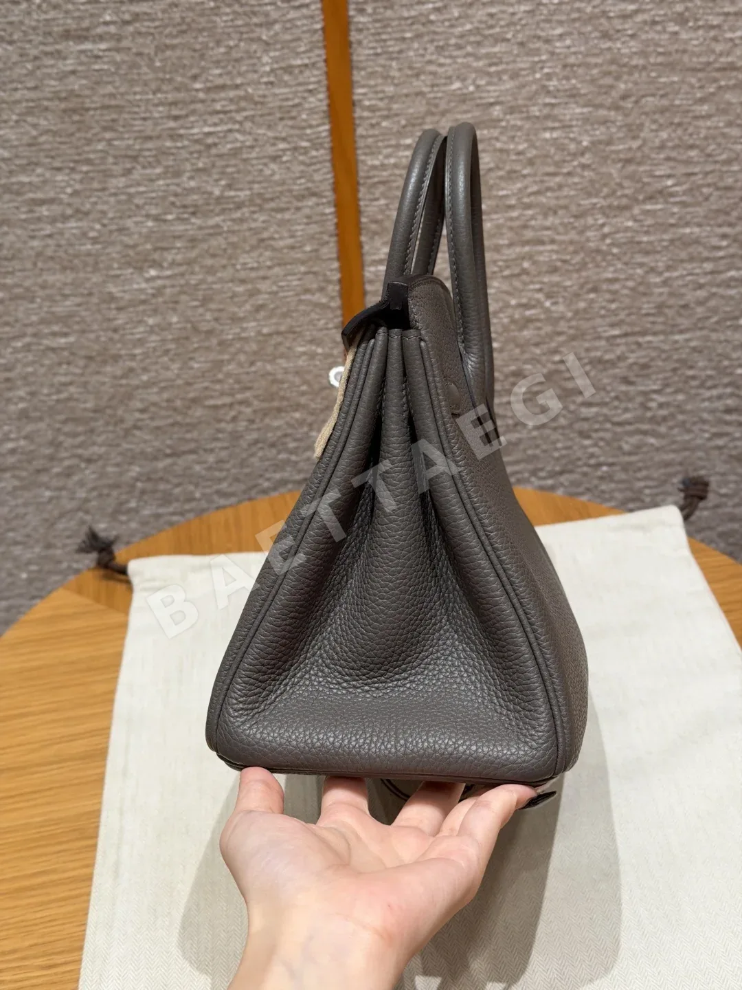 에르메스 버킨 25 토고 가죽 가방 상세 이미지 4