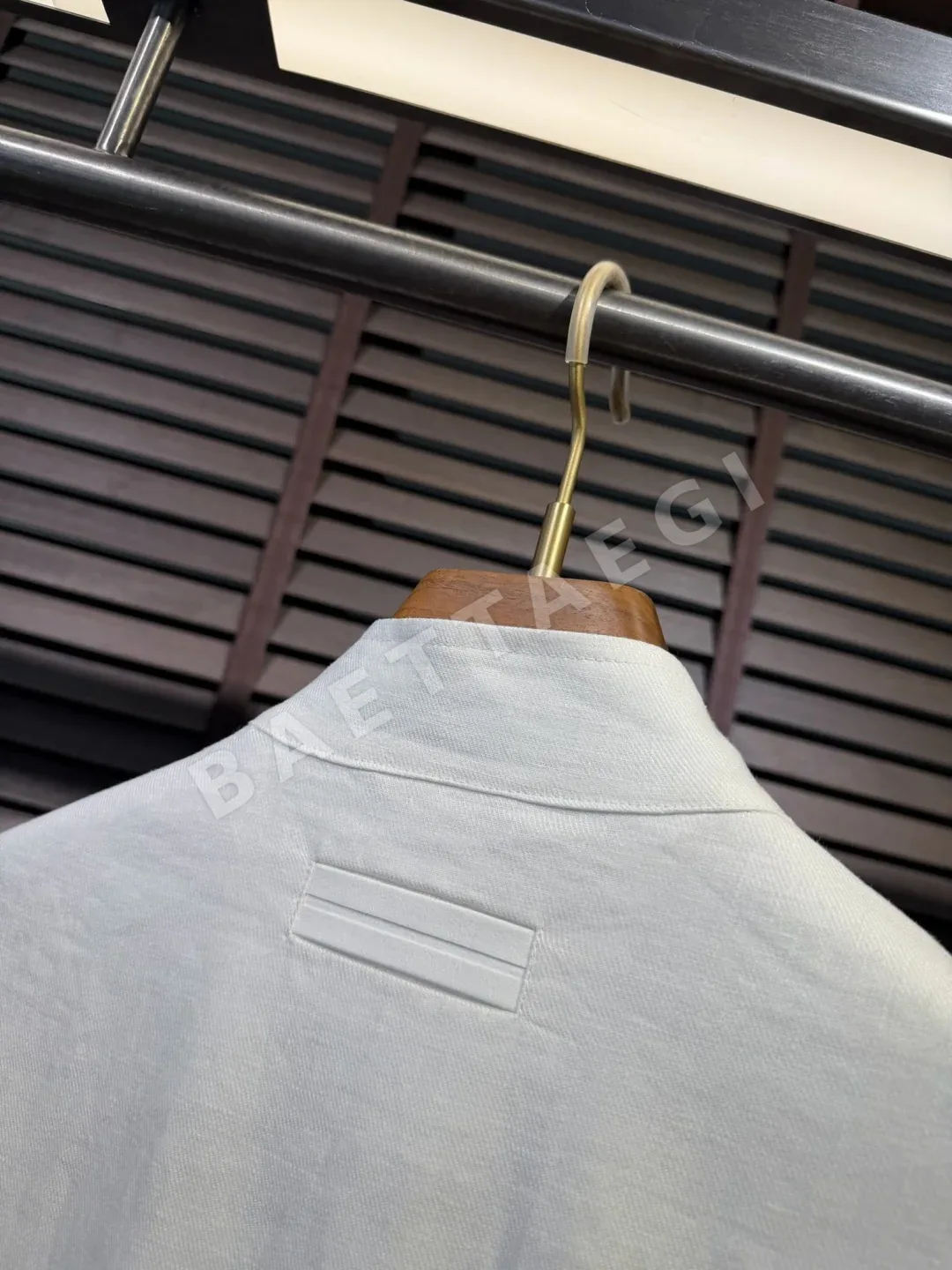 제냐 남성 린넨 스탠드 카라 자켓 상세 이미지 9
