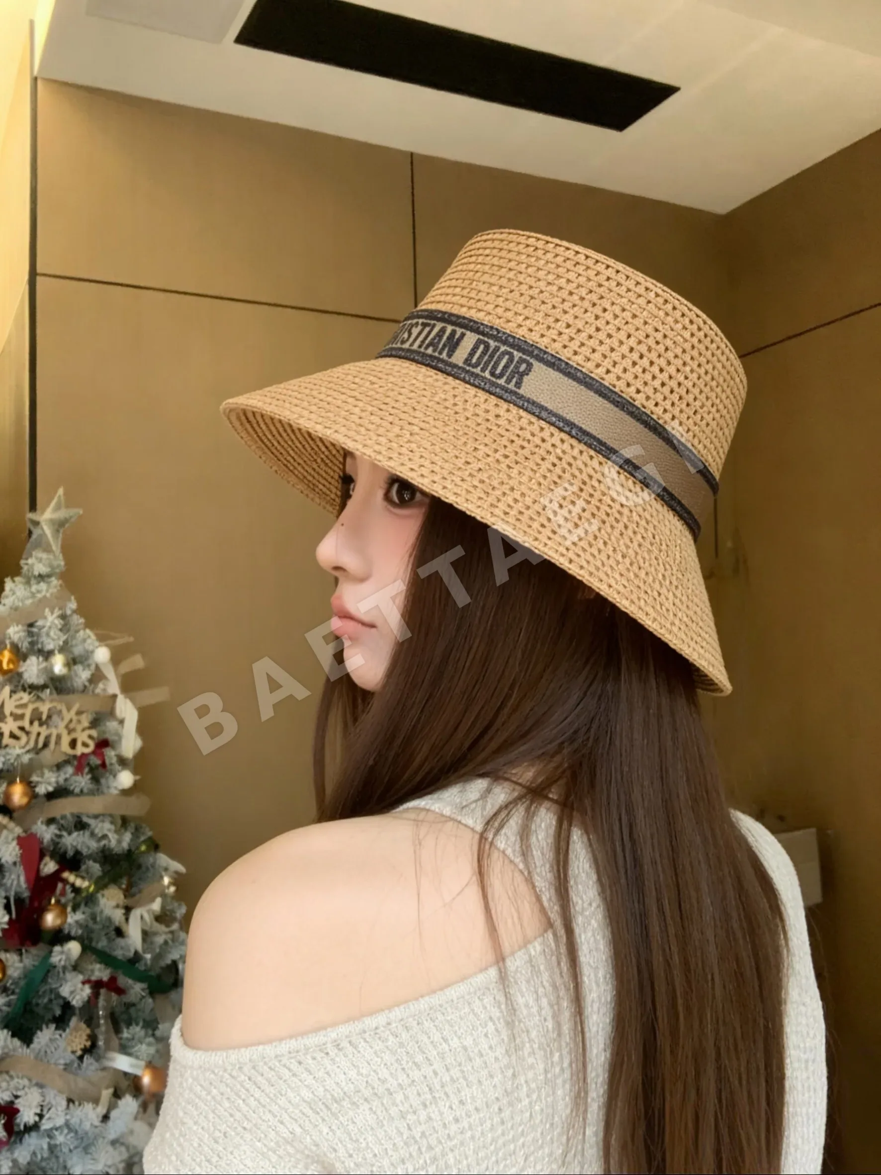 디올 뉴 웨빙 버킷 햇 상세 이미지 3