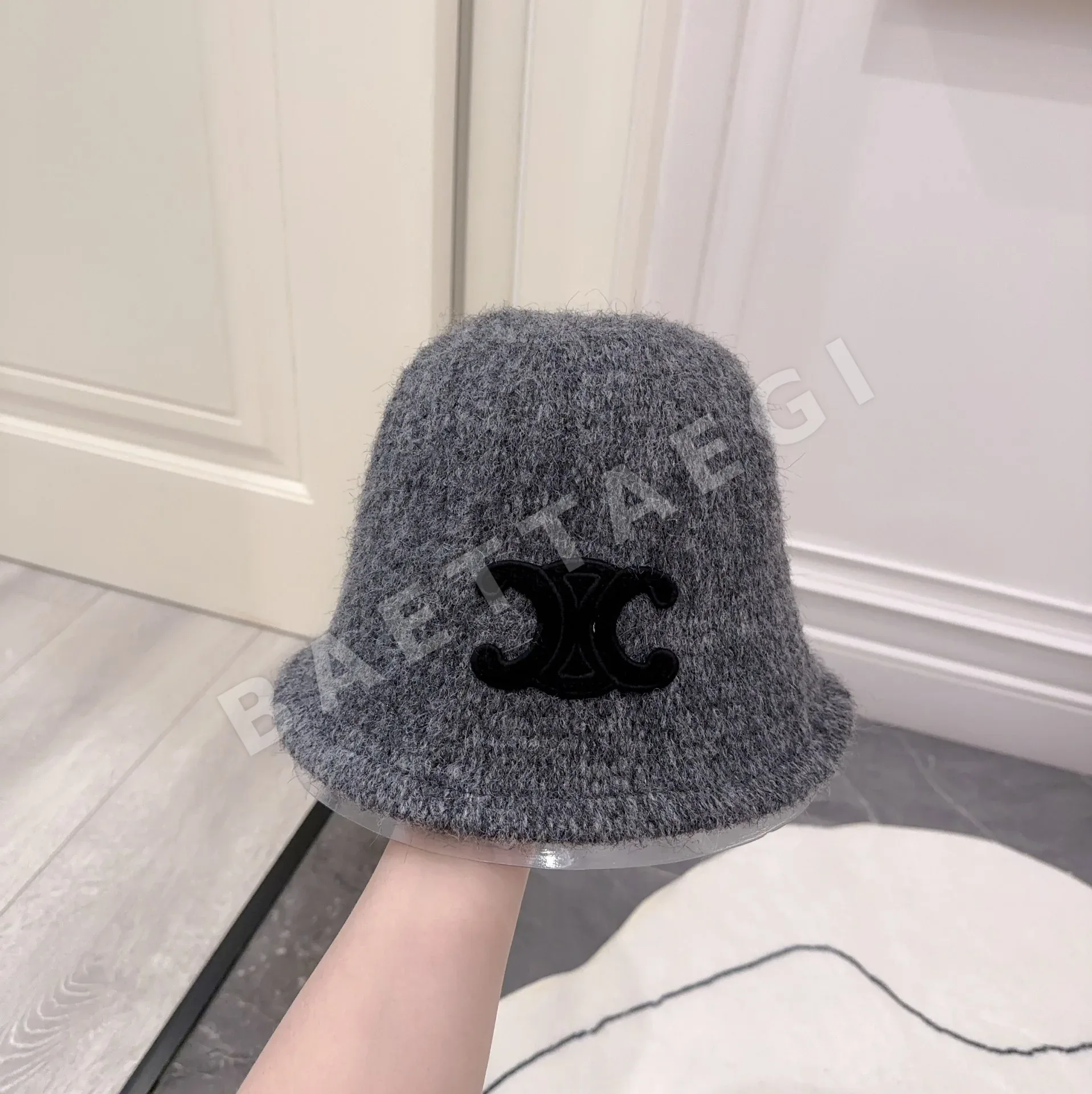 셀린느 모헤어 울 버킷햇 모자 상세 이미지 4