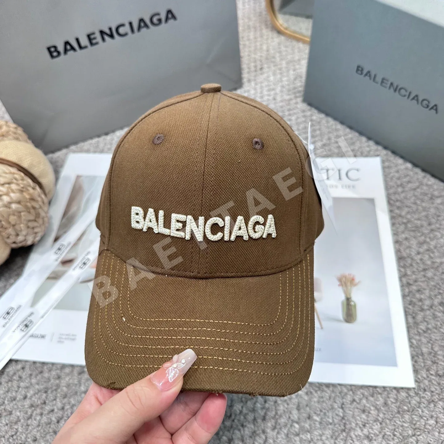 발렌시아가 모자 81720 Balenciaga Cap 상세 이미지 4