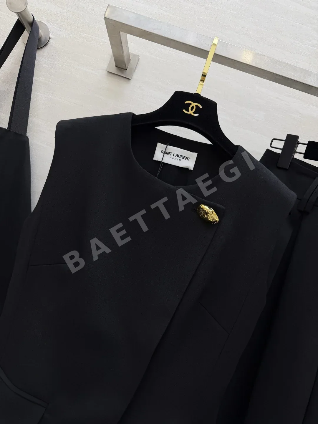 생로랑 여성 린넨 베스트 세트 상세 이미지 5