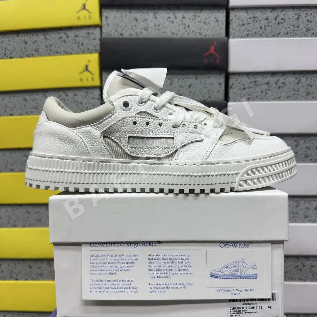 오프화이트 3.0 오프 코트 로우 화이트 그레이 202511 Off White 3.0 Off Court Low