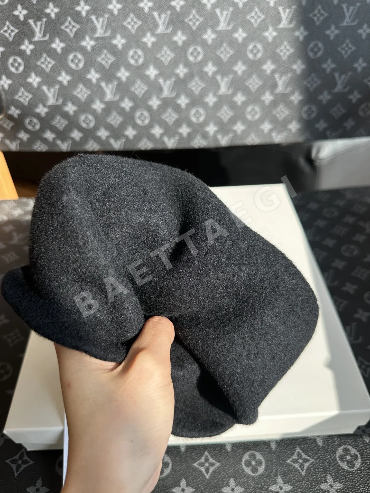 마르지엘라 영지 인견 울 소재 캡 상세 이미지 7
