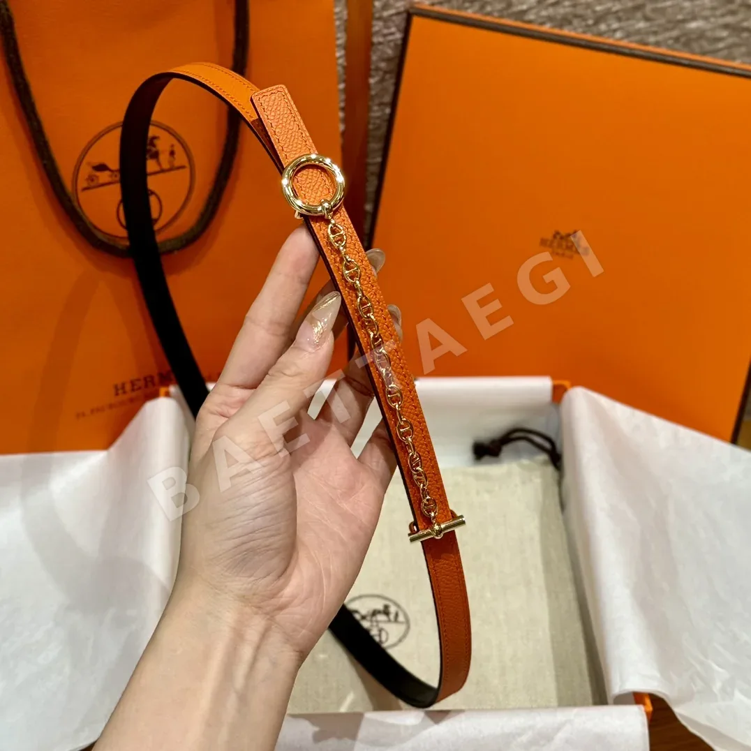 에르메스 팔라듐 도금 메탈 잠금장치 벨트 상세 이미지 5
