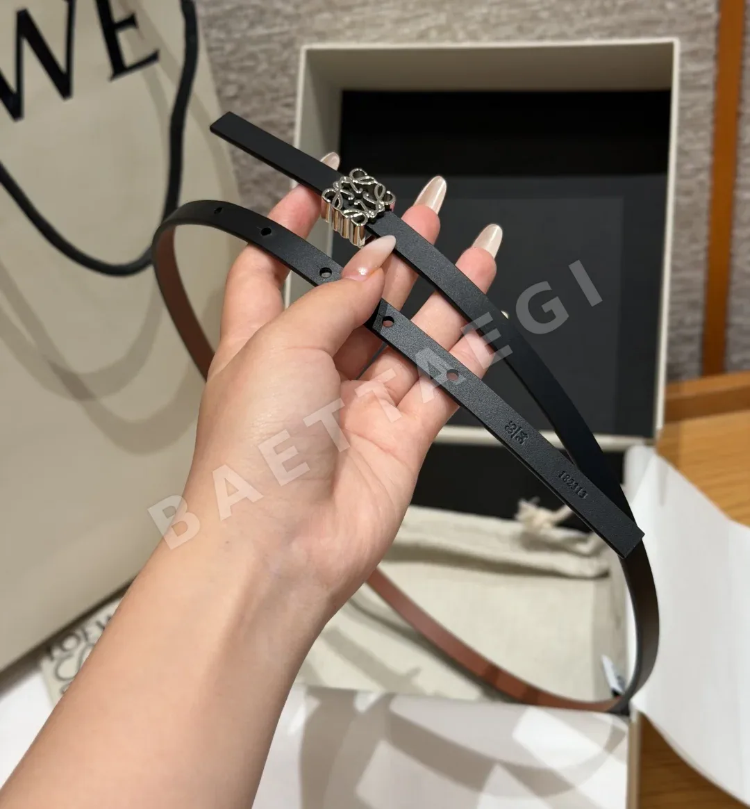 로에베 아나그램 양면 소가죽 벨트 상세 이미지 3