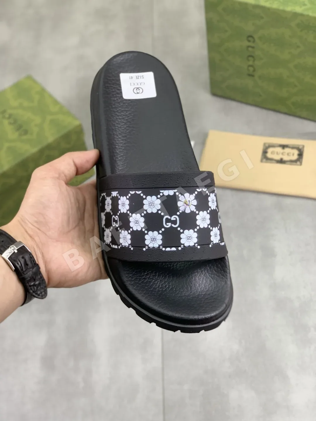 구찌 뱀띠 캐주얼 슬리퍼 23803