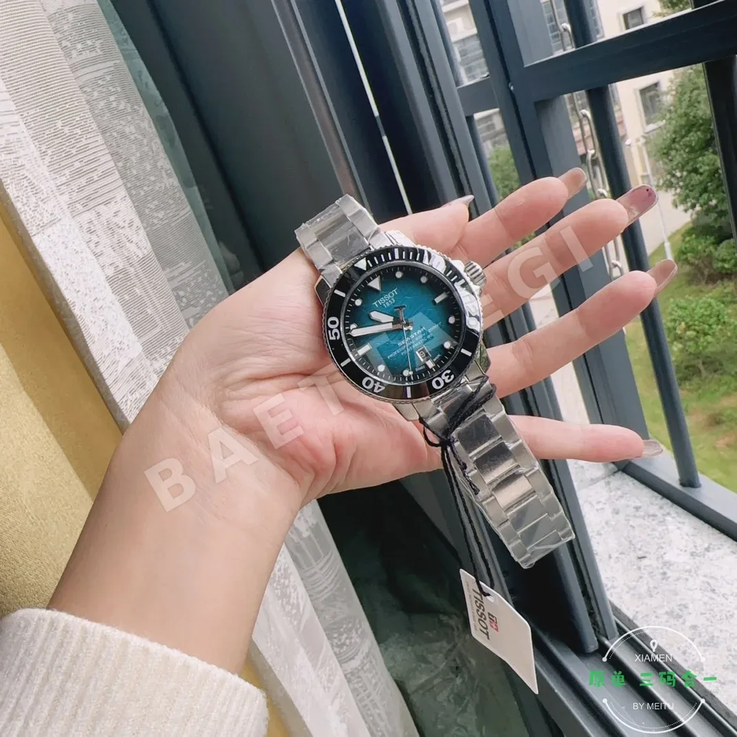 티쏘 씨스타 1000 다이버 오토매틱 남성 시계 T120 상세 이미지 3