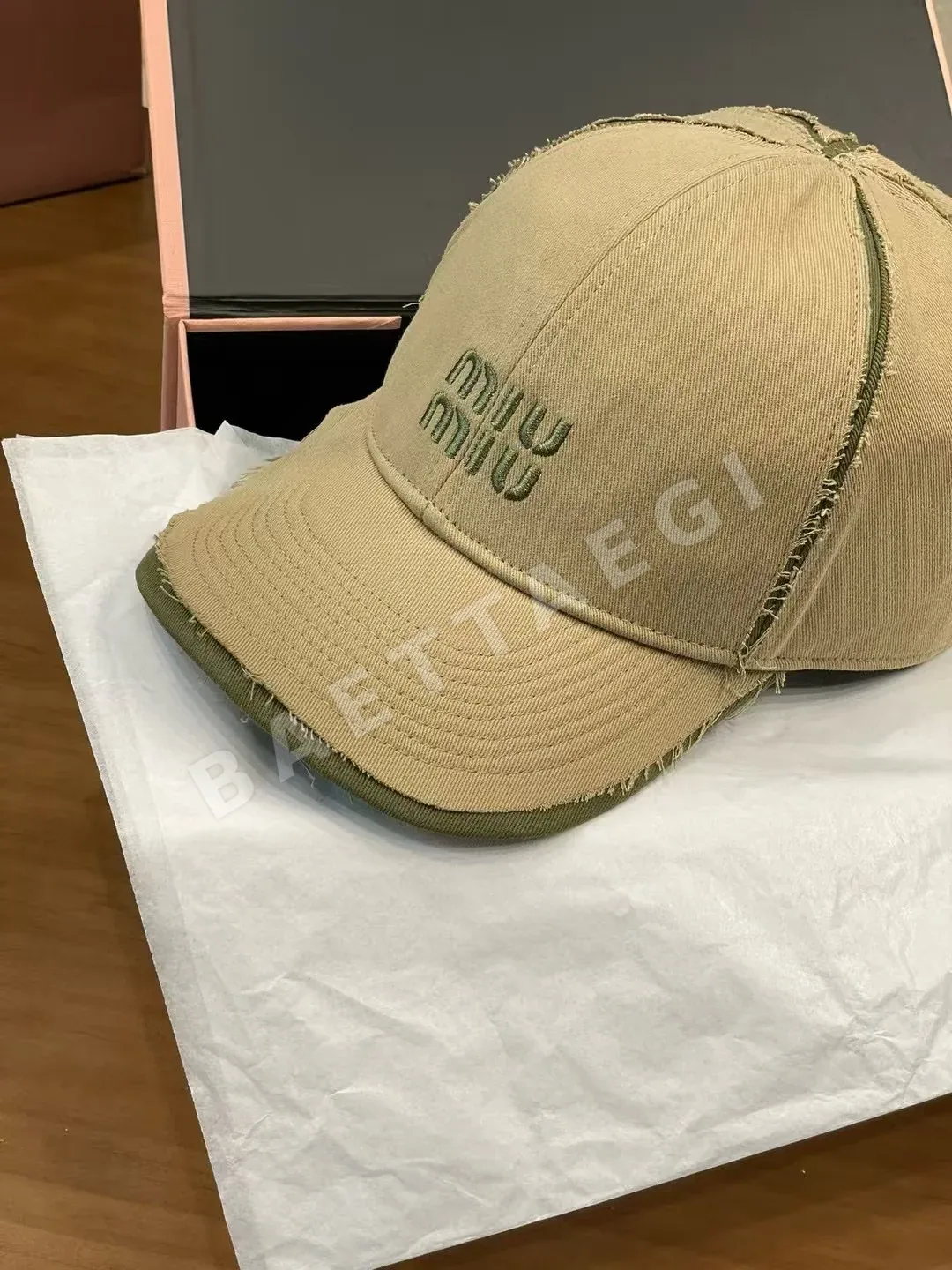 미우미우 모자 80906 Miu Miu Cap 상세 이미지 4