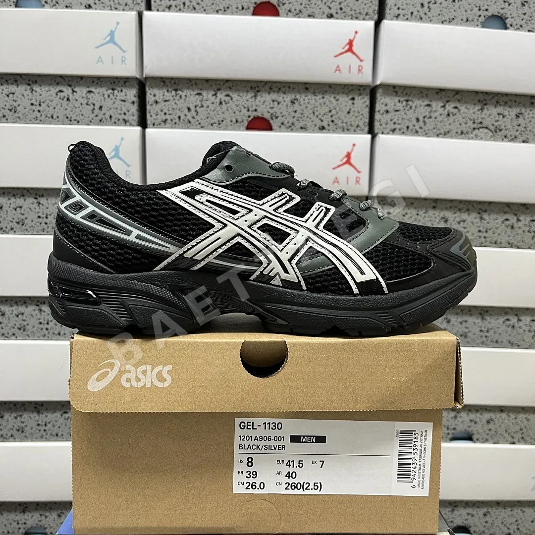 아식스 [VP] 젤 1130 1201A906-001 200551 Asics Gel-1130 Black Pure Silver