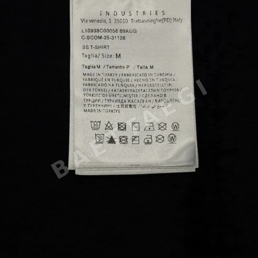 몽클레르 크루넥 자수 로고 린넨 반팔 티셔츠 상세 이미지 9
