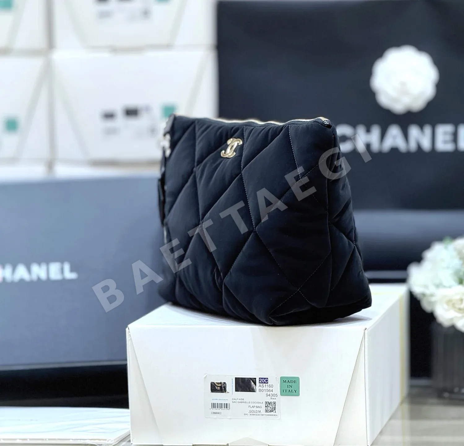 샤넬 25N 코코네이지 벨벳 만두백 AP4848 상세 이미지 3