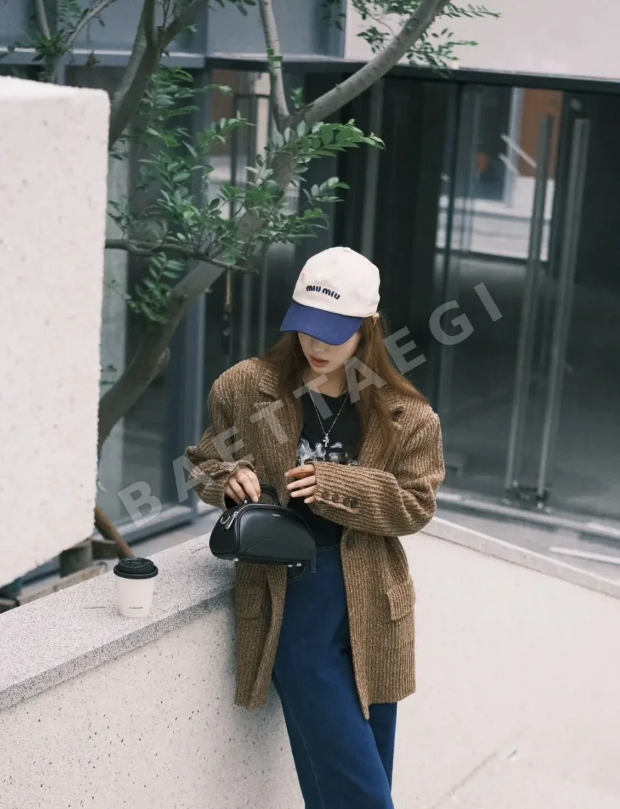 미우미우 컬러 블록 야구모자 상세 이미지 7