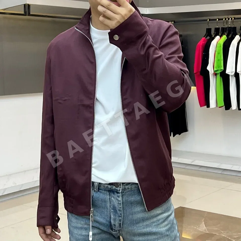 브루넬로쿠치넬리 스탠드 카라 린넨 블렌드 남성 자켓 상세 이미지 2