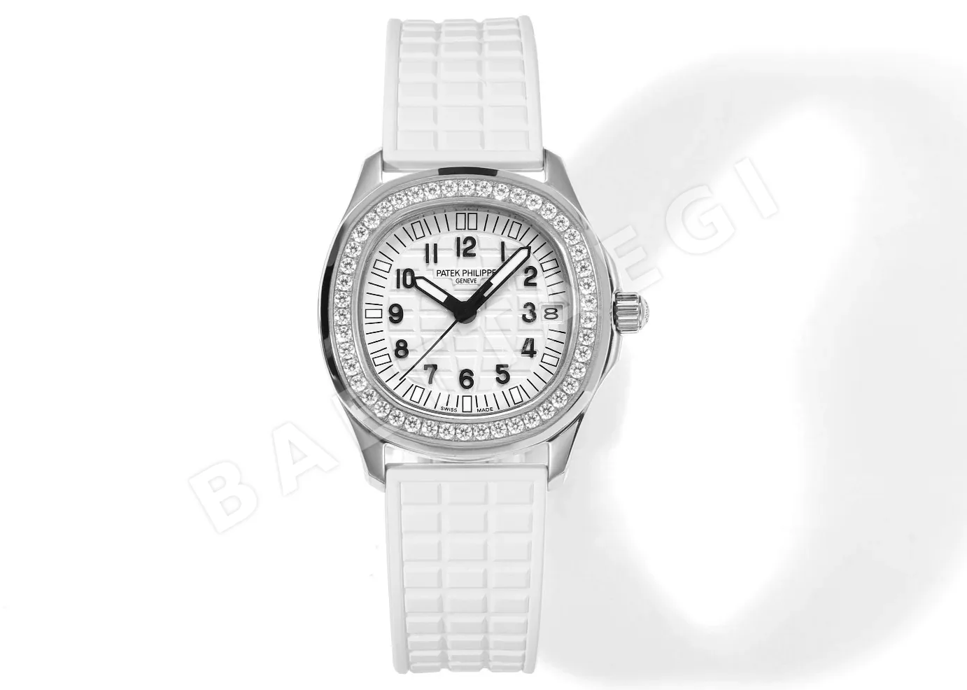 파텍필립 아쿠아넛 다이아 자동 스틸 여성용 JBL 공장 레플리카 44175 Patek Philippe 상세 이미지 3