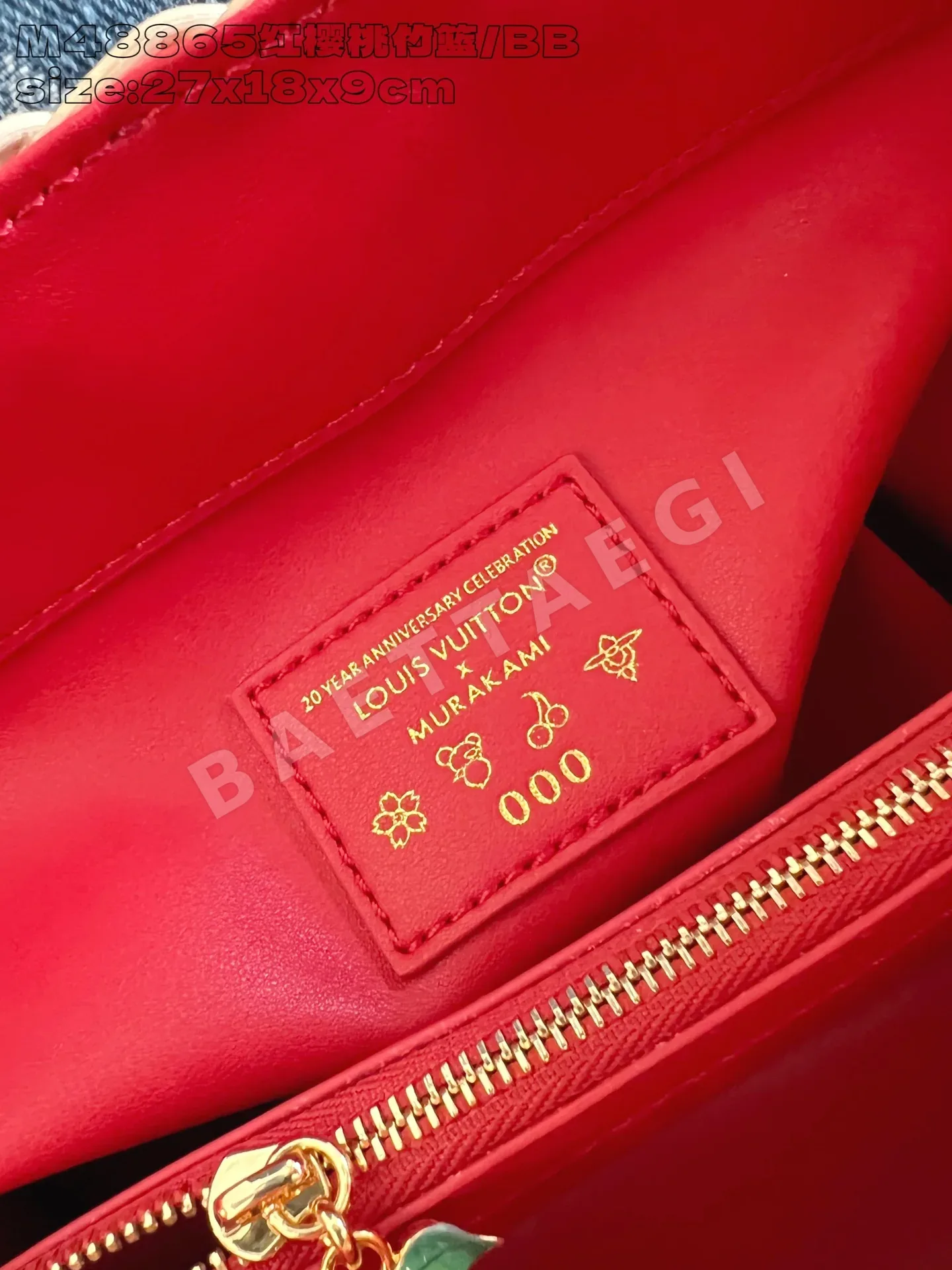 루이비통 카푸신 BB 레드 스몰 가방 M48865 상세 이미지 9