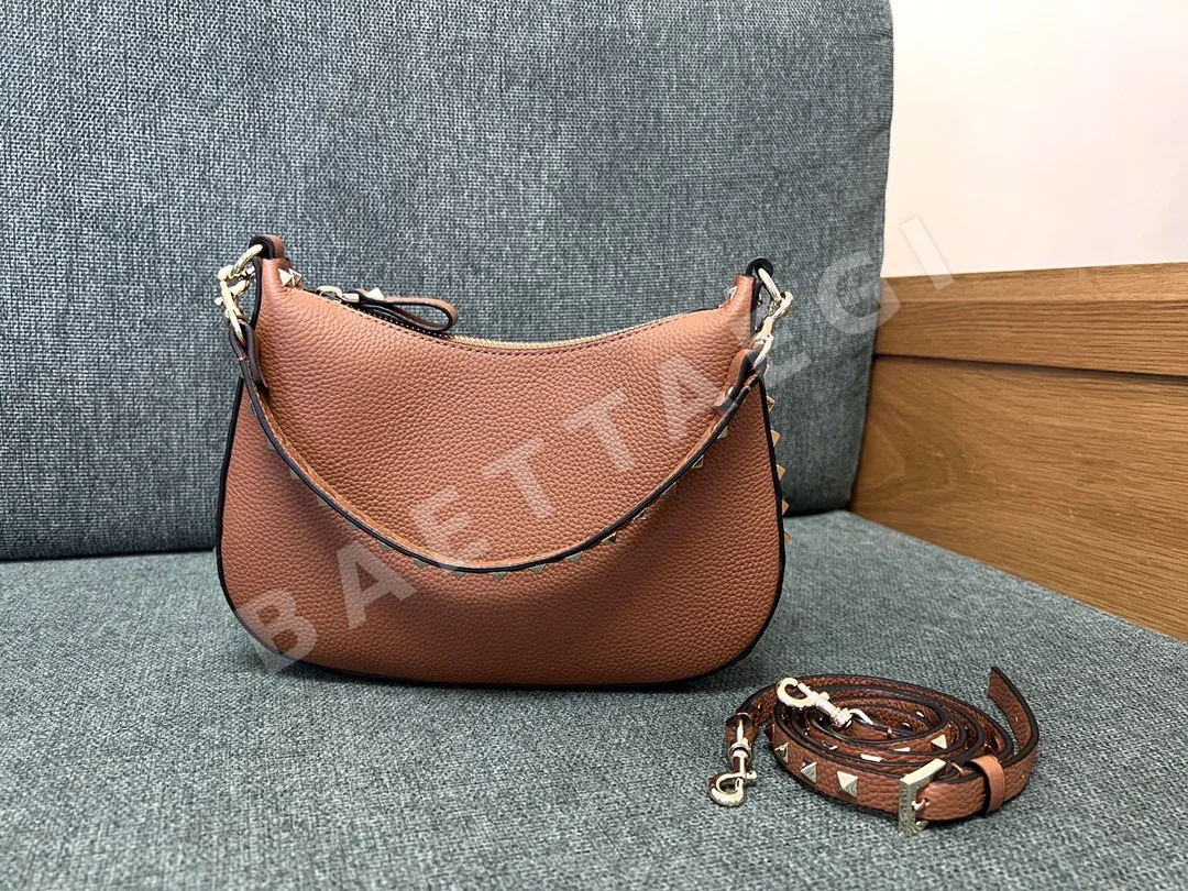 발렌티노 그레인 카프스킨 미니 호보백 43904