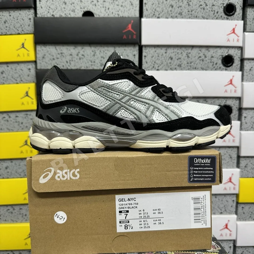 아식스 [WZ] 젤 NYC 1201A789-750 200378 Asics Gel-NYC Ivory Clay Grey