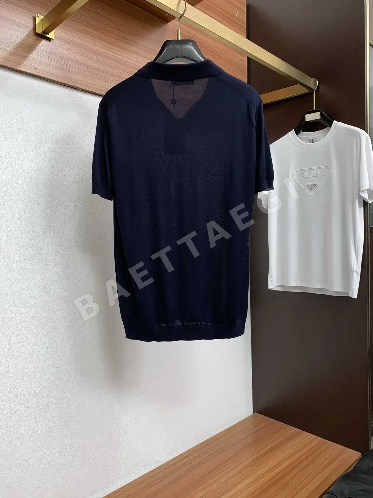 로로피아나 남성 니트 반팔 폴로셔츠 상세 이미지 9