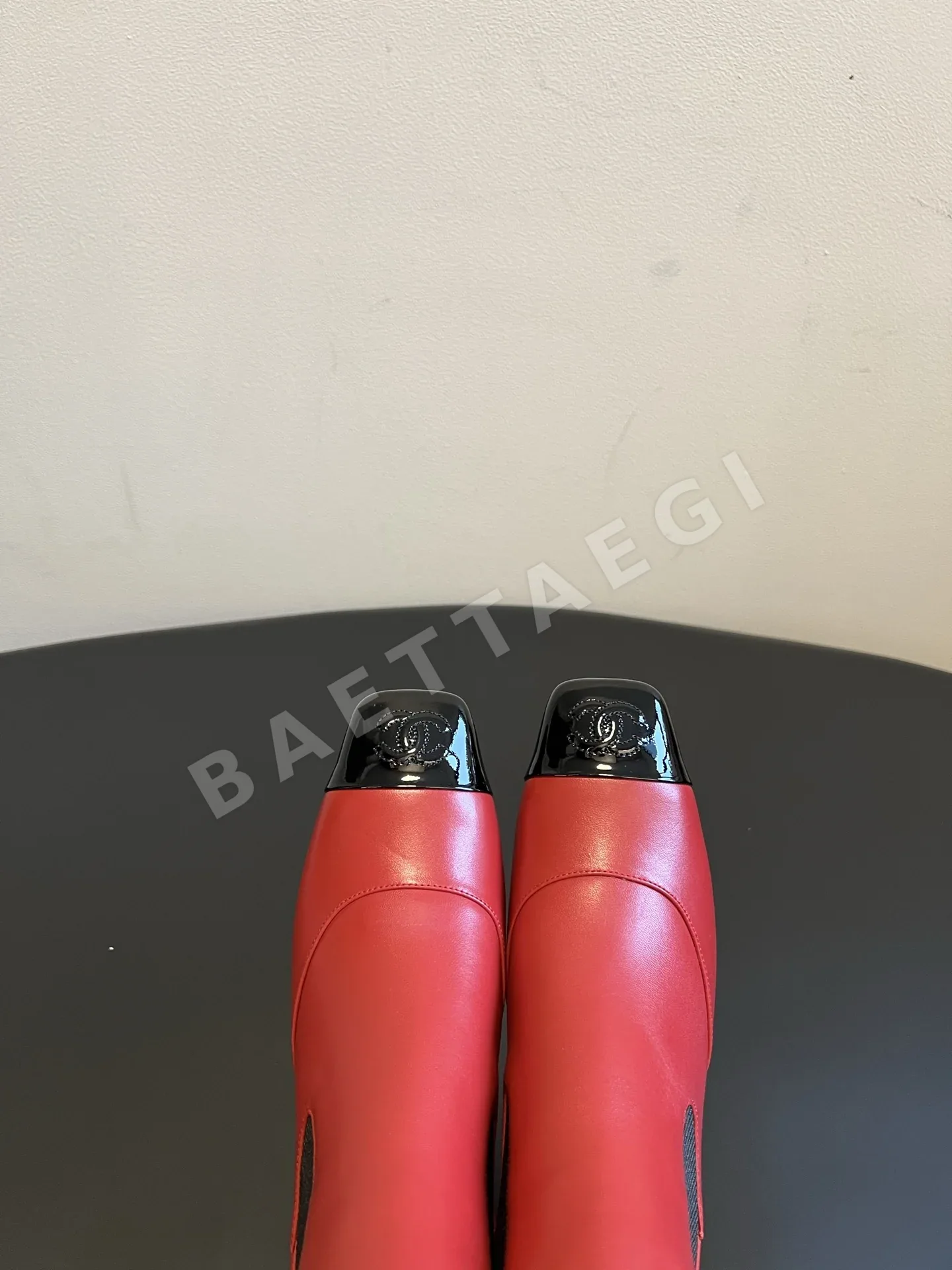 샤넬 부츠 광택 스퀘어토 상세 이미지 7