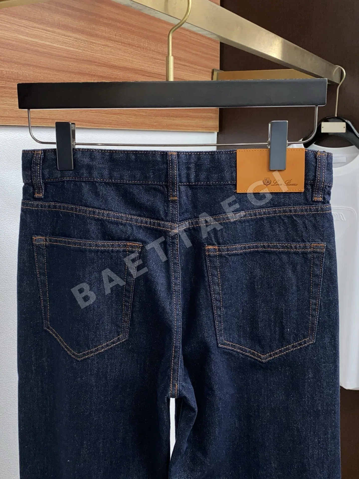 로로피아나 신축성 데님 남성 바지 상세 이미지 9