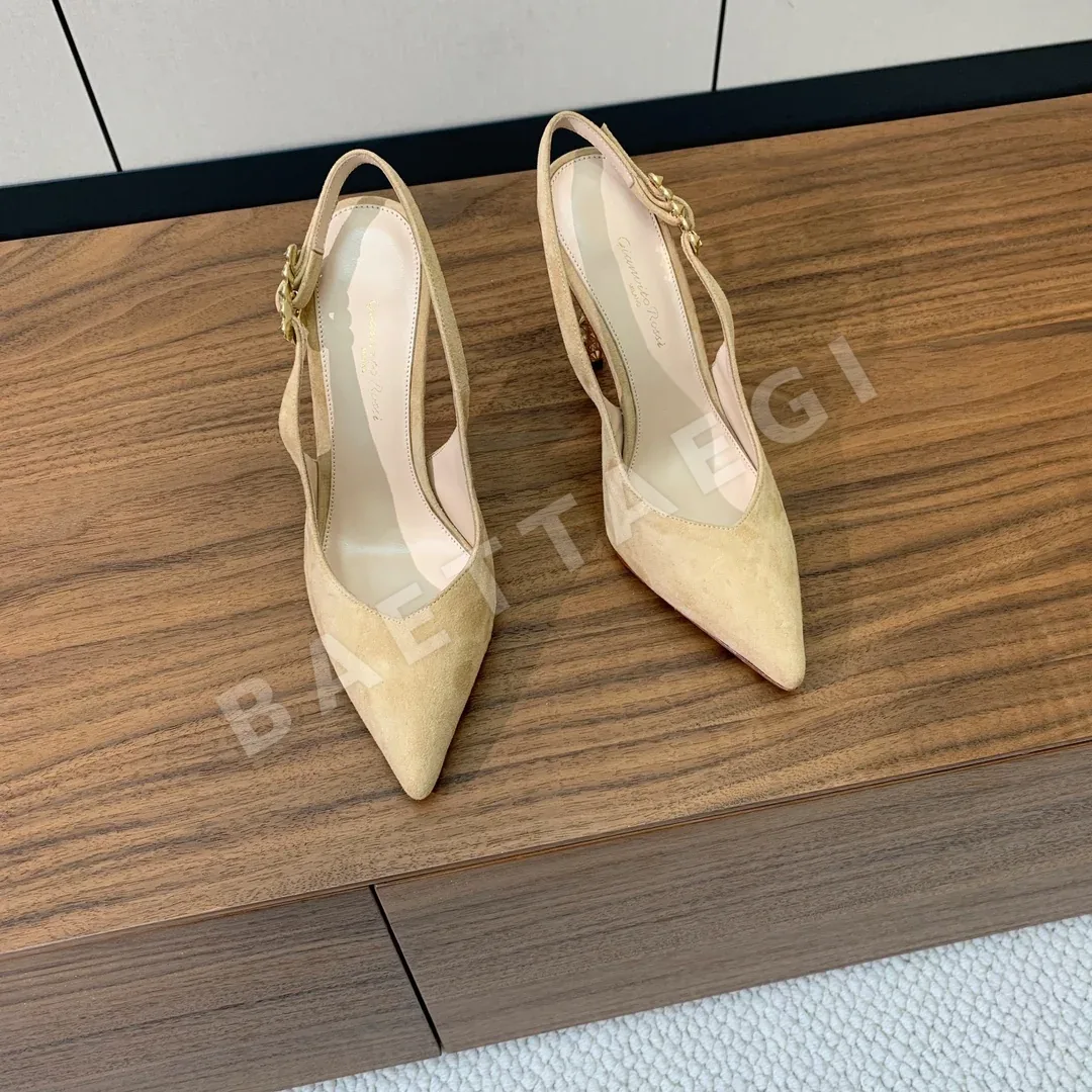지안비토 로시 지안비토 라인스톤 힐 오픈백 샌들 상세 이미지 5