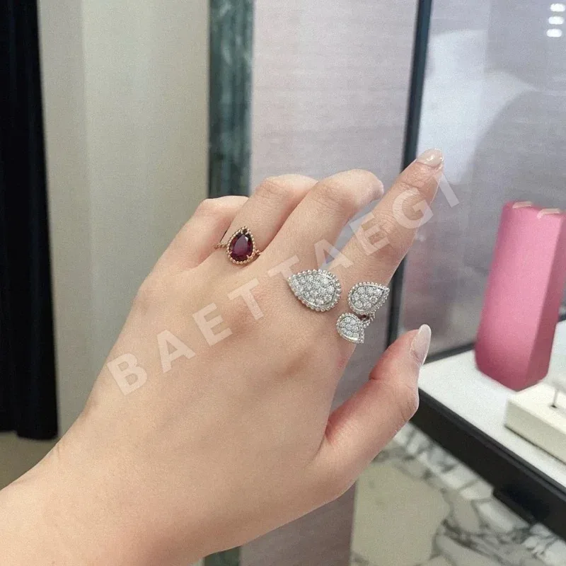 부쉐론 티어드롭 오픈 반지 상세 이미지 8