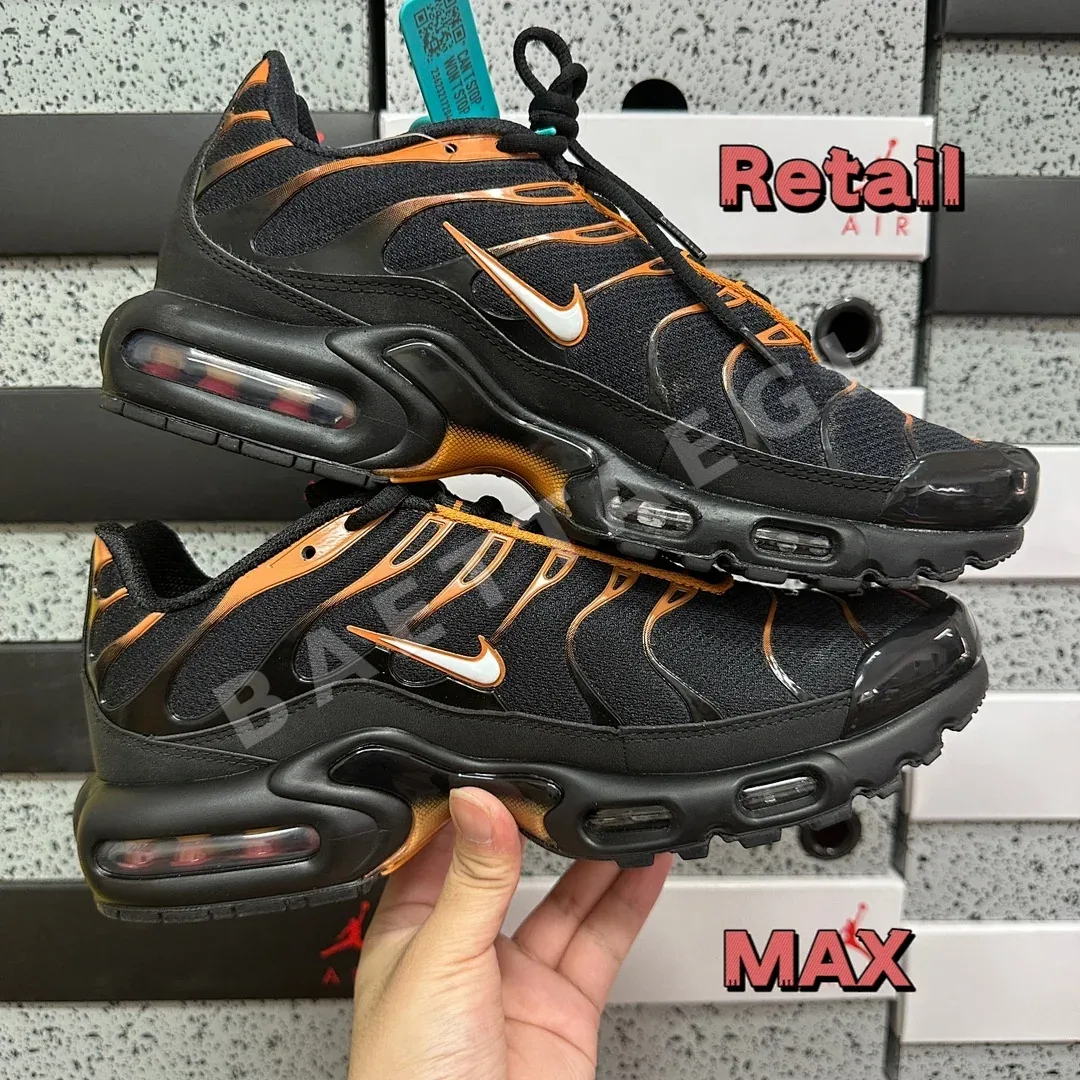 나이키 [DF] 에어 맥스 플러스 블랙 오렌지 FN6949-400 201074 Nike Air Max Plus Dark Obsidian 상세 이미지 10