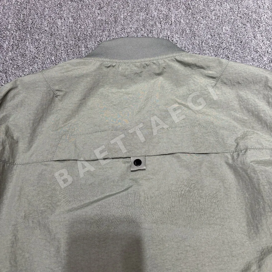 스톤아일랜드 포켓 슬리브 로고 베이스볼 자켓 상세 이미지 6