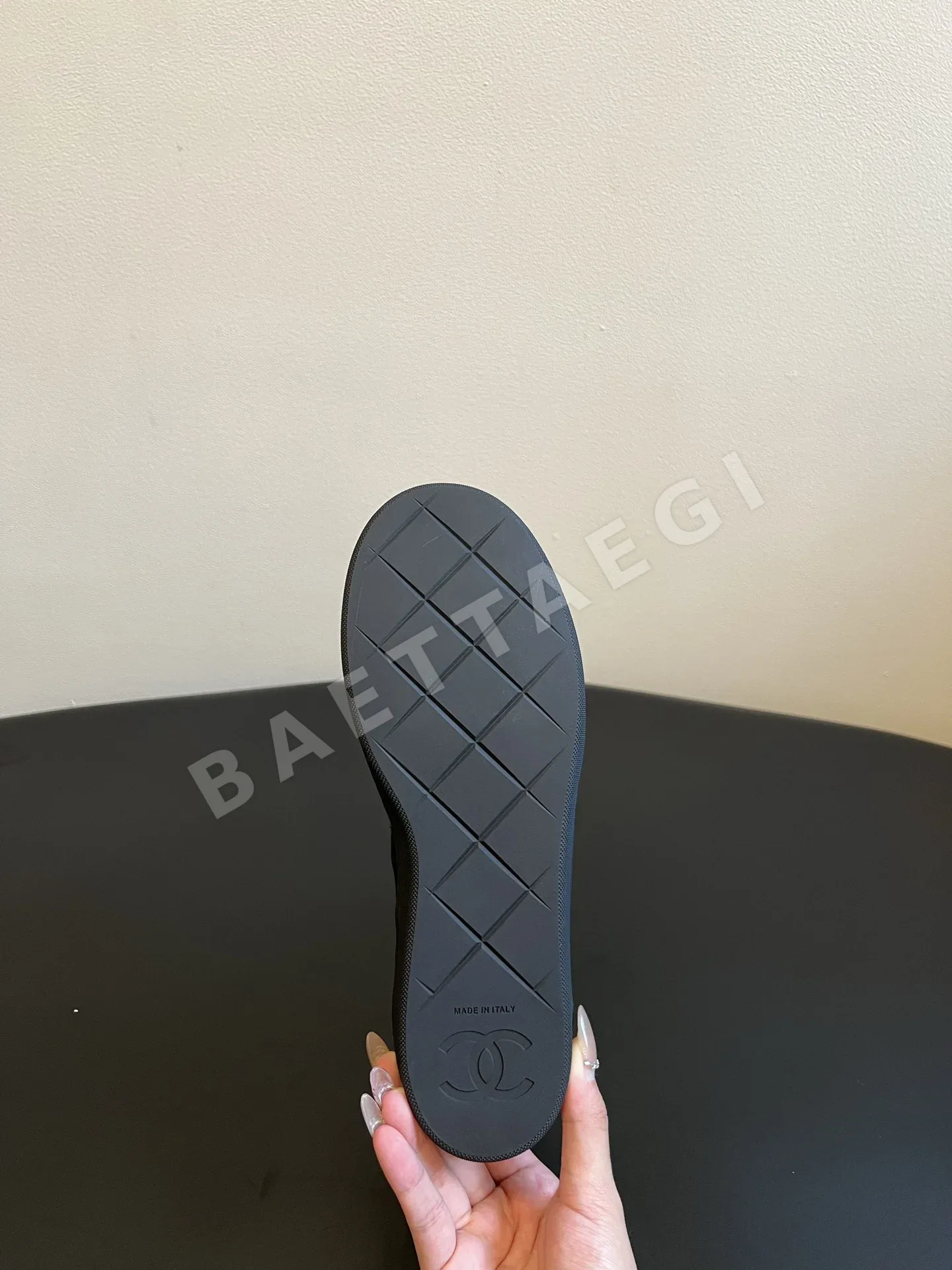 샤넬 컬러 블록 앵클 부츠 상세 이미지 4