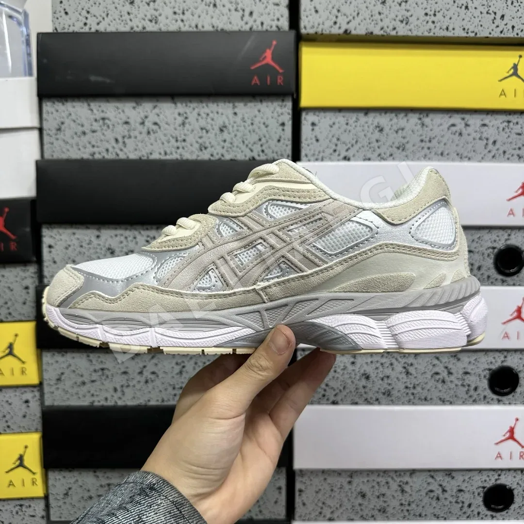 아식스 [WZ] 젤 NYC 1201A789-105 200388 Asics Gel-NYC White Oyster Grey 상세 이미지 7