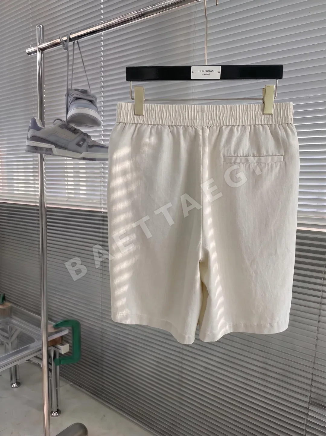 로로피아나 린넨 코튼 남성 반바지 상세 이미지 2
