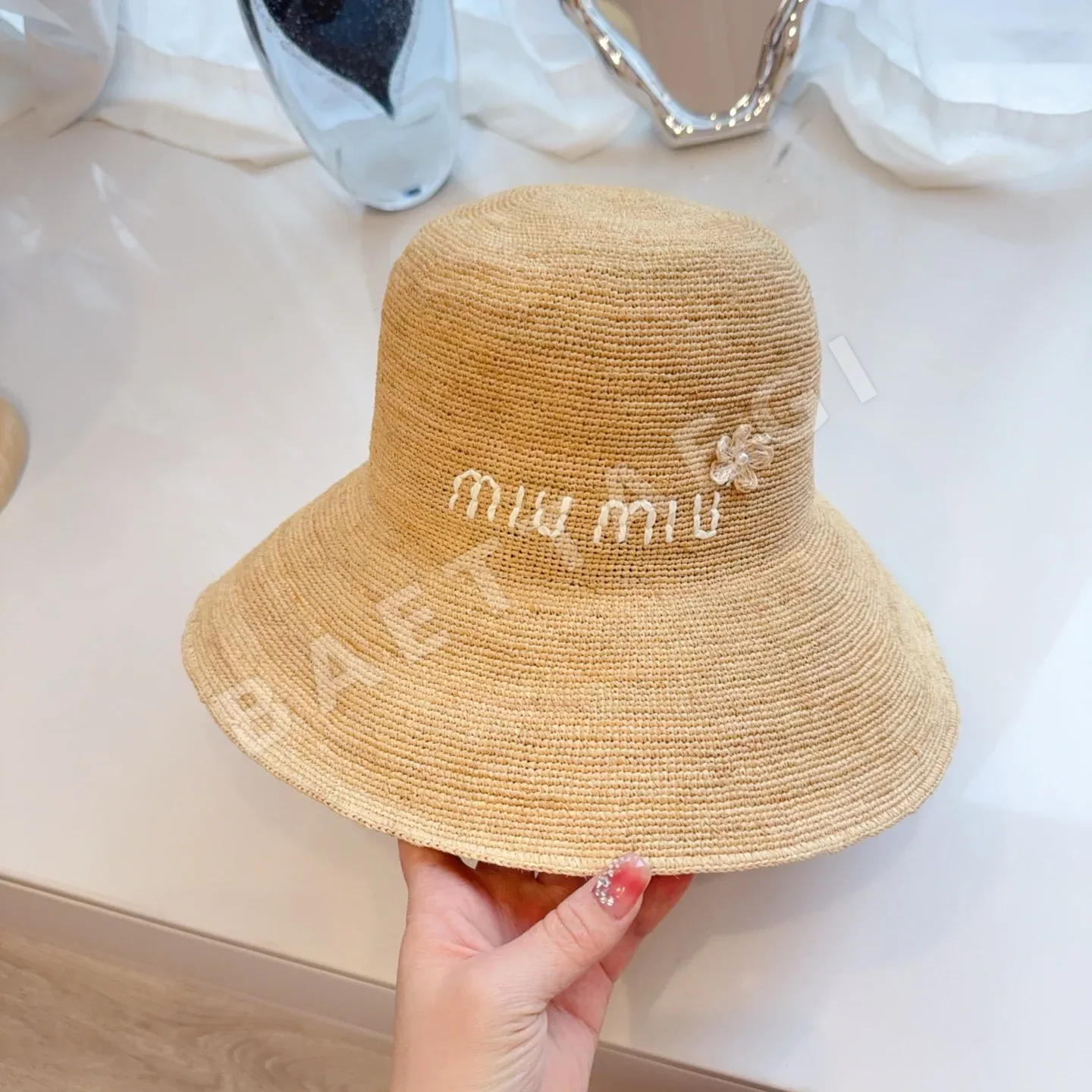 미우미우 모자 80848 Miu Miu Cap 상세 이미지 2