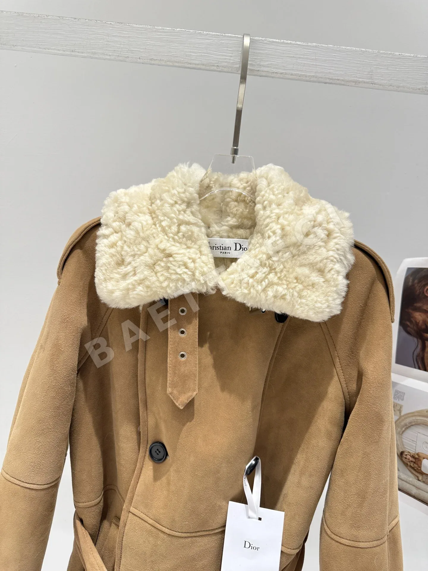 디올 시어링 퍼 여성 자켓 상세 이미지 3