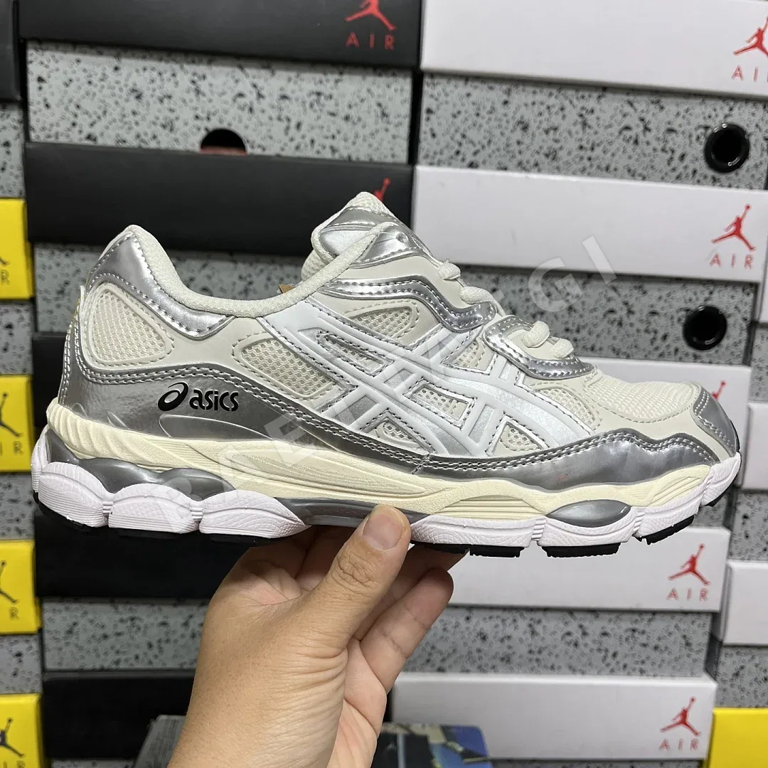 아식스 [RT] 젤 NYC 1203A805-101 200368 Asics Gel-NYC Cream Pure Silver 상세 이미지 7