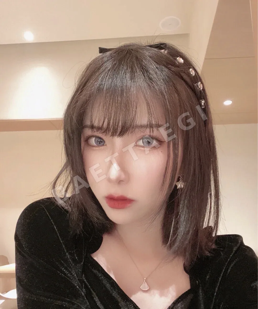 미우미우 리본 헤드밴드 헤어악세 상세 이미지 2