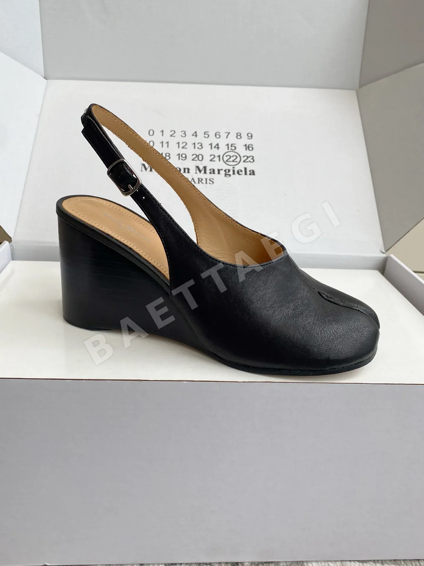 마르지엘라 타비 오픈힐 웨지 샌들 상세 이미지 5