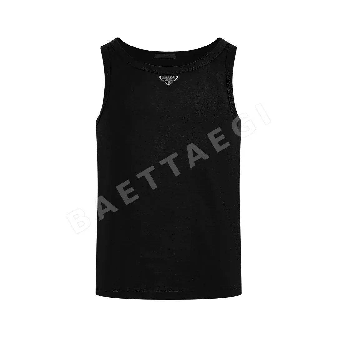프라다 삼각 로고 반팔 니트 S~XXL 37404