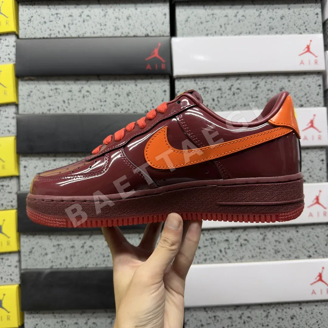 나이키 [G] 에어 포스 1 로우 IO4489-601 201893 Nike Air Force 1 Low Patent Leather Dark 상세 이미지 6