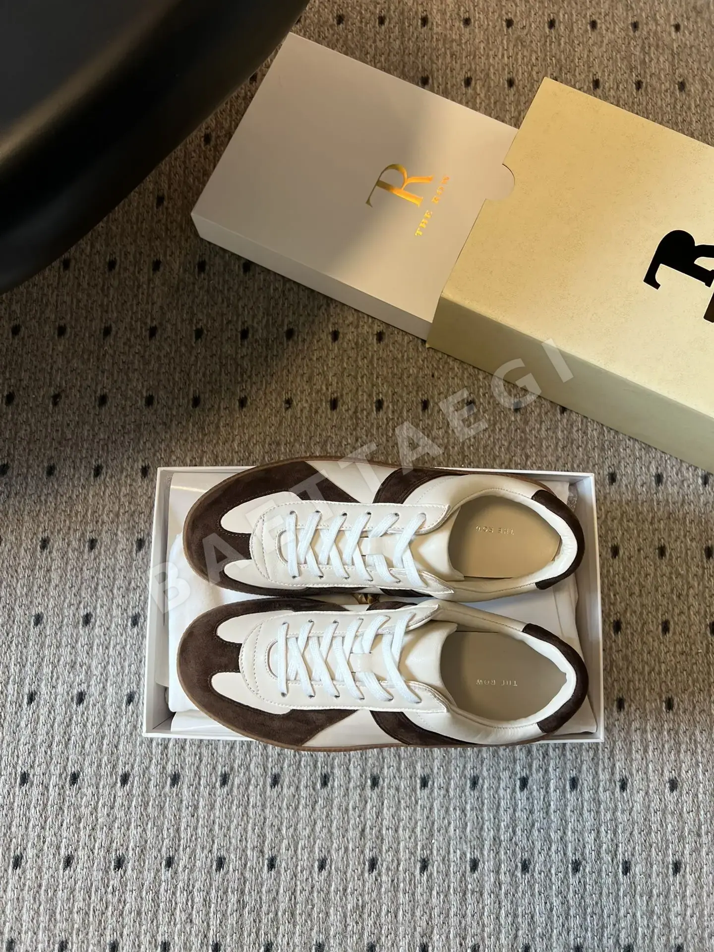 더로우 레트로 소가죽 스웨이드 트레이닝 슈즈 상세 이미지 6