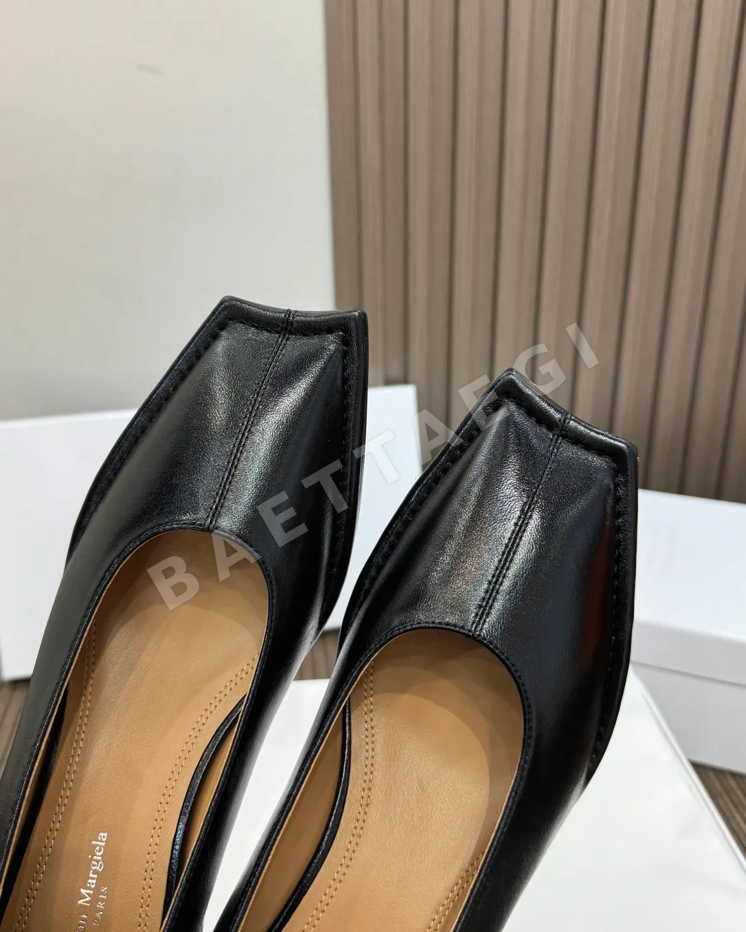 마르지엘라 로퍼 가죽 스퀘어토 상세 이미지 5