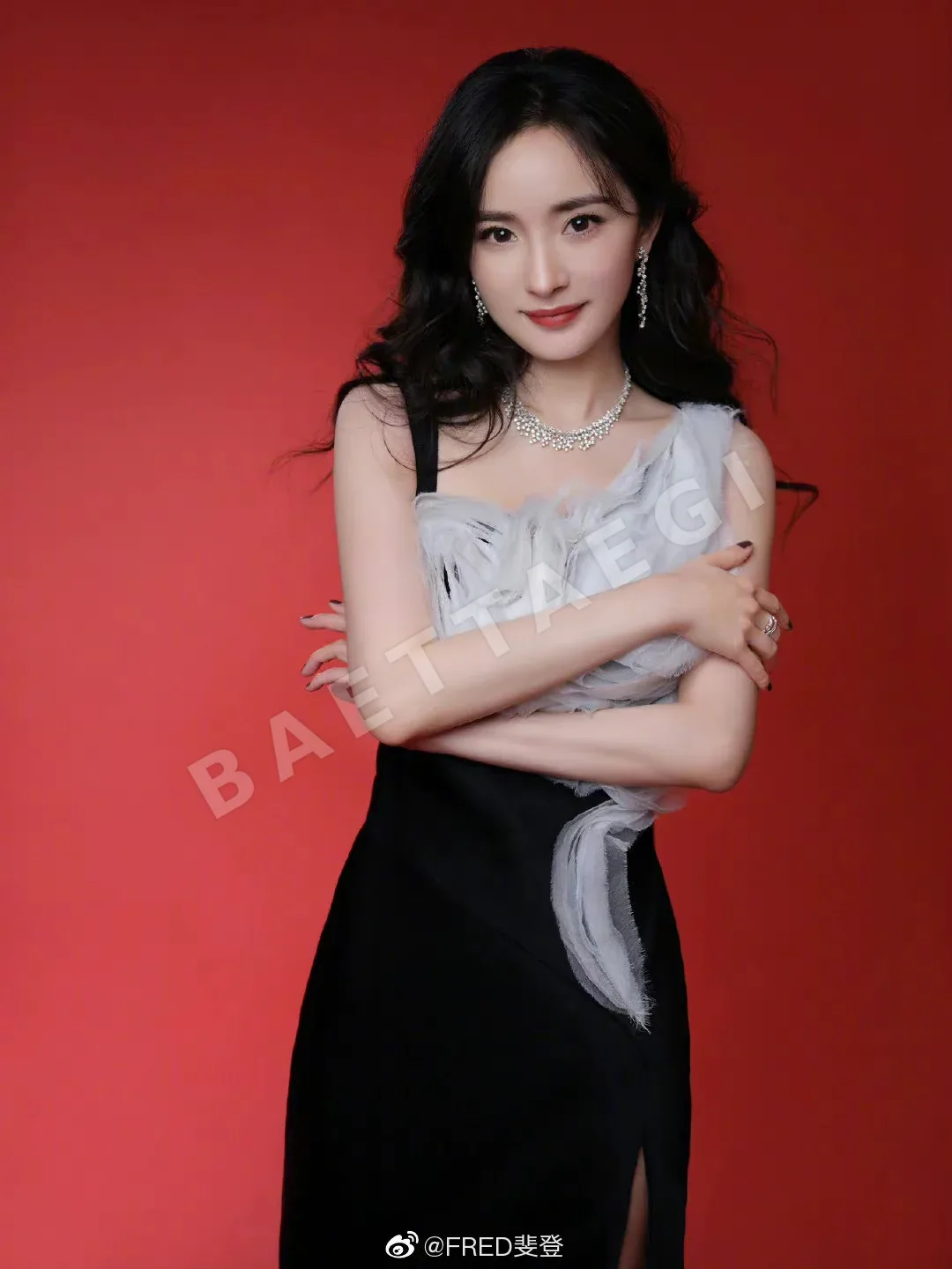 프레드 다이아몬드 롱 스터드 귀걸이 상세 이미지 5
