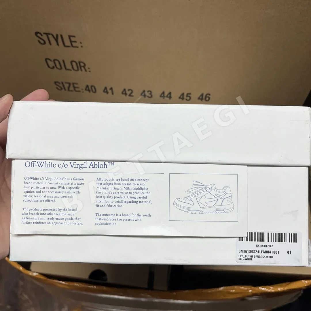 오프화이트 화이트 블랙 202374 Off White 상세 이미지 2