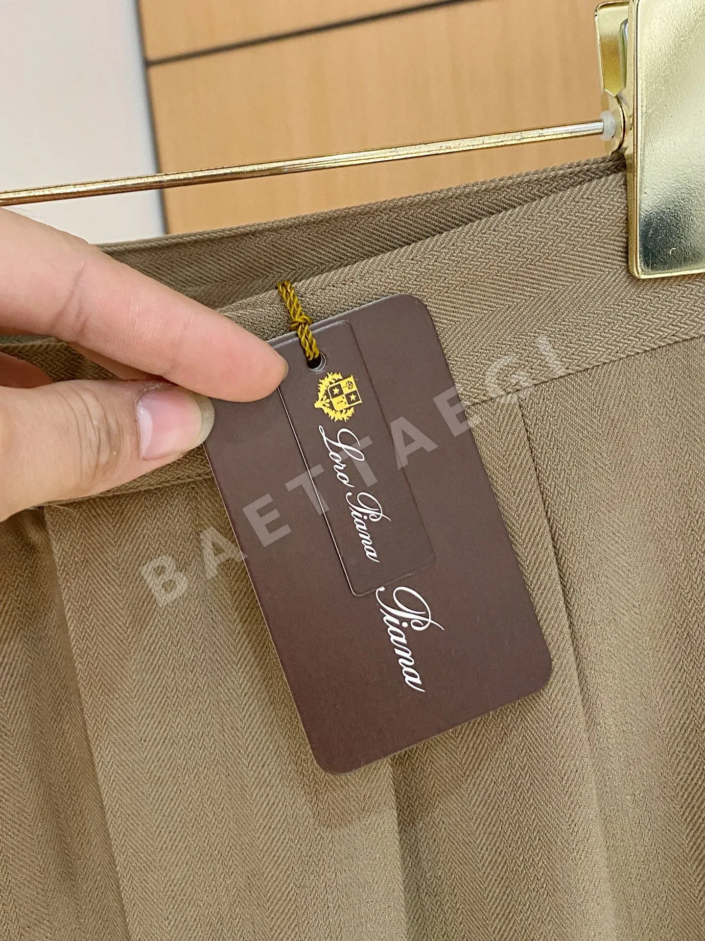 로로피아나 린넨 블렌드 남성 바지 상세 이미지 6