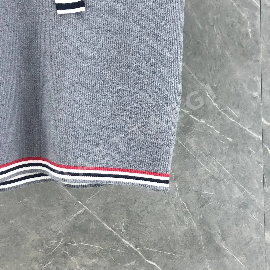 톰브라운 여성 니트 반팔 폴로셔츠 상세 이미지 7