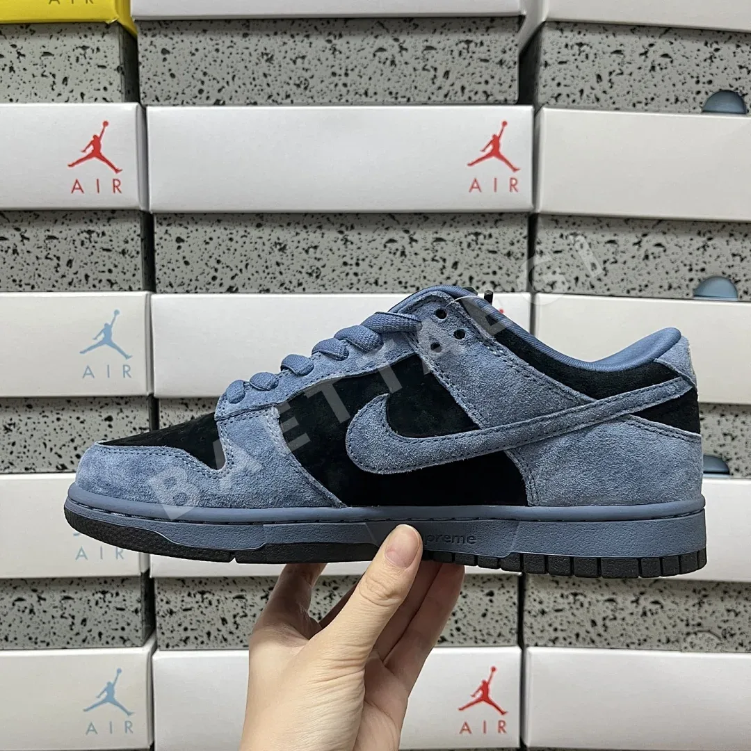 나이키 [M] SB 덩크 로우 블루 블랙 HQ8487-400 201046 Nike SB Dunk Low Supreme 94 Ocean Fog 상세 이미지 2