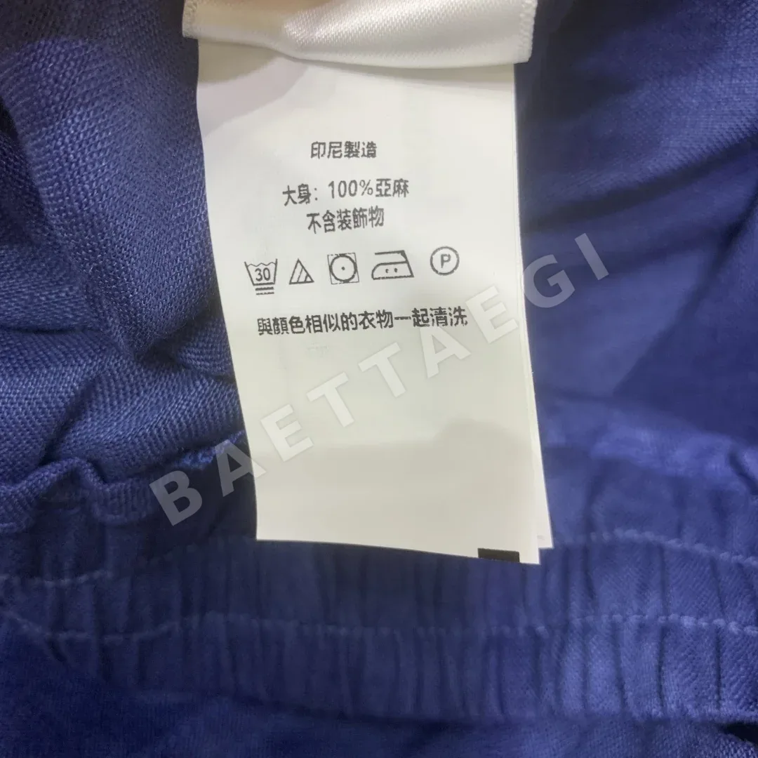 폴로 린넨 통기성 여성 바지 상세 이미지 8
