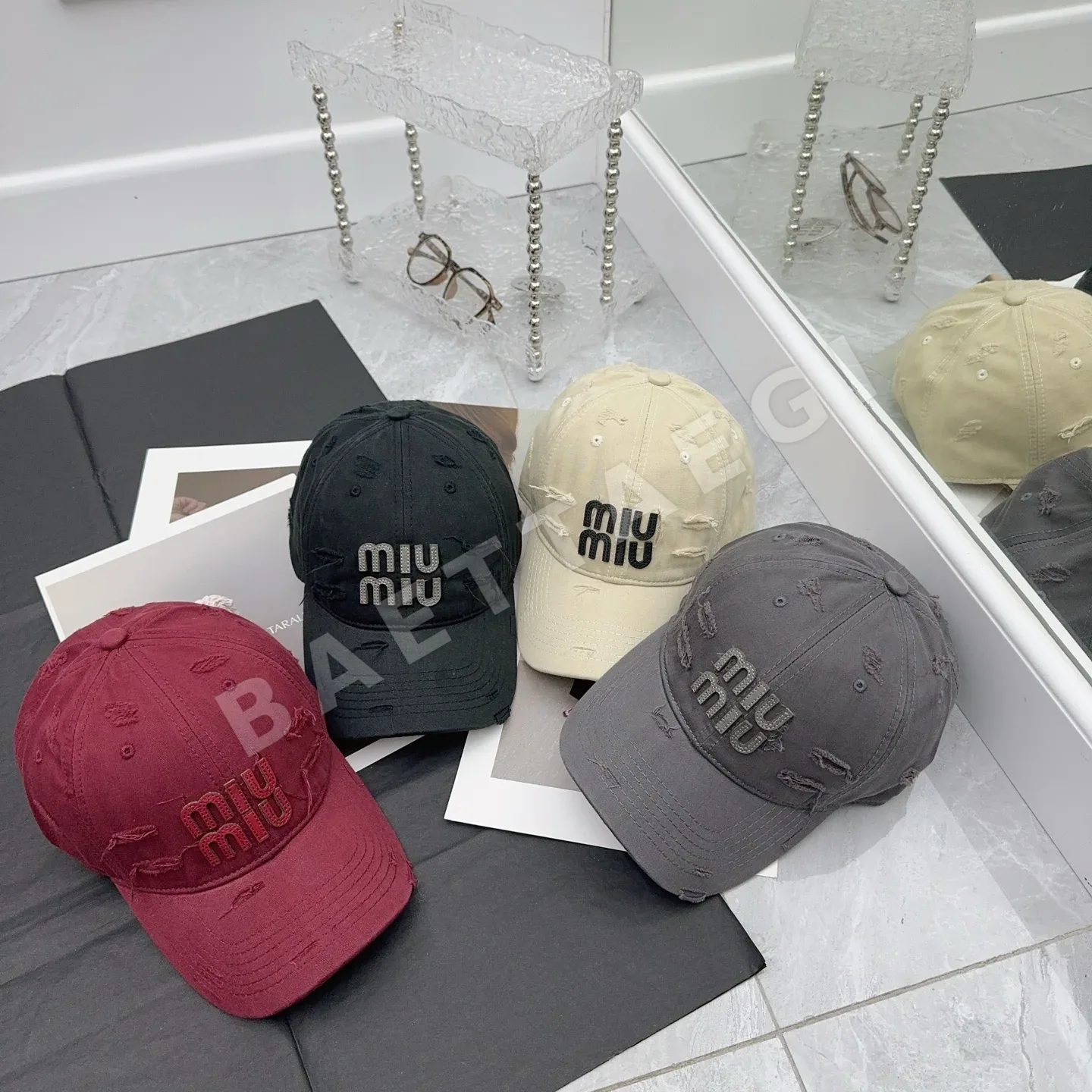 미우미우 모자 80932 Miu Miu Cap 상세 이미지 5