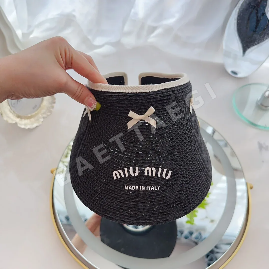 미우미우 꼬임 스트로우 헤드밴드 바이저 상세 이미지 2