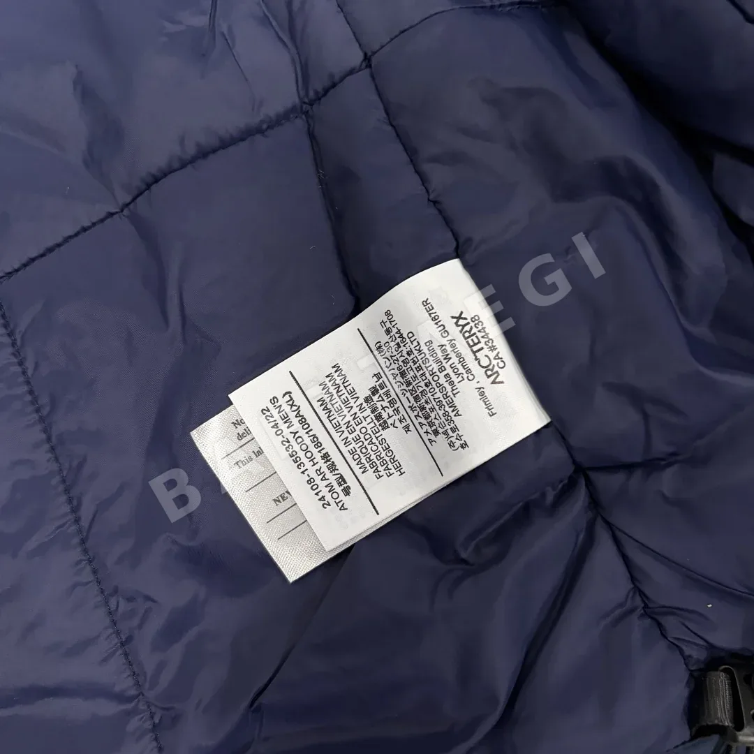 아크테릭스 [TZ] 아톰 LT 후디 1.0 네이비 200176 Arc'teryx Atom LT Hoodie 1.0 상세 이미지 7